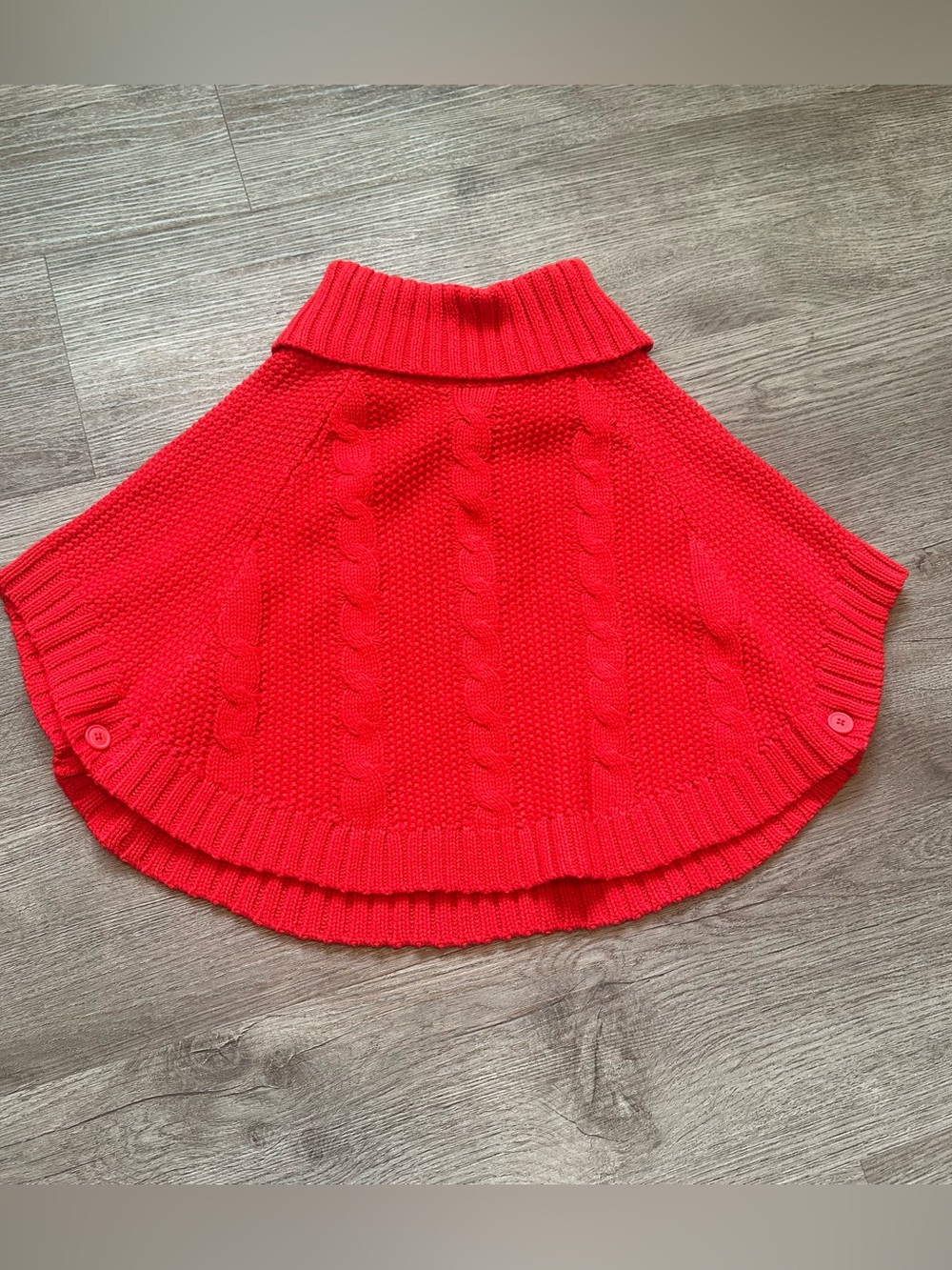 Carters red sweater cape